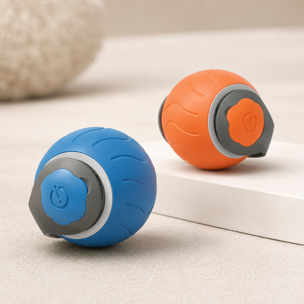 Rechargeable Smart Rolling Ball Cat Toy