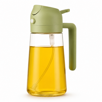 2-in-1 Oil Sprayer & Pourer Bottle