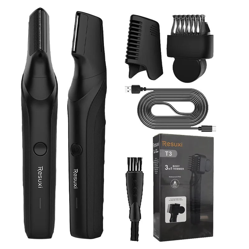 3-in-1 Men's Body Hair Trimmer & Shaver
