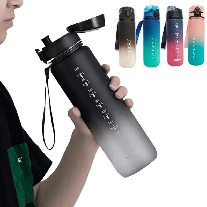Sports Water Bottle with Leakproof Lid