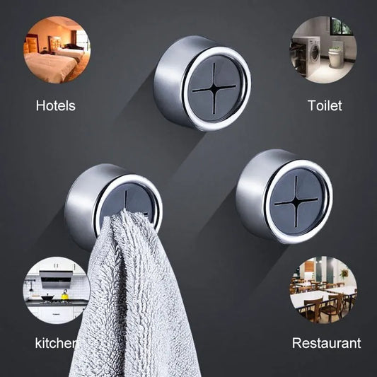 3PCS Kitchen Dish Cloth & Glove Holder Hooks