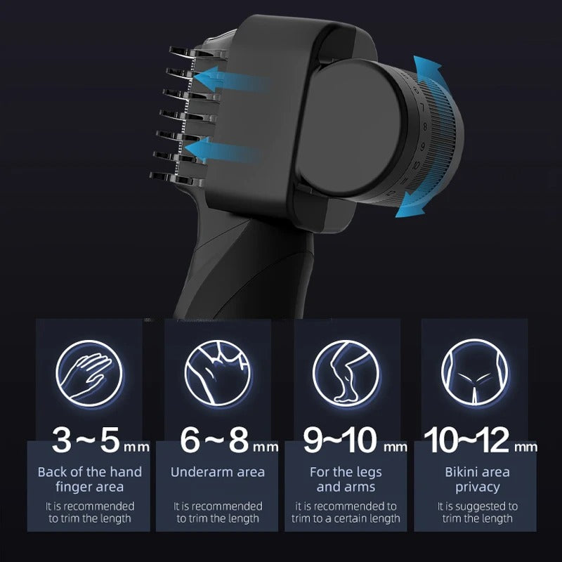 3-in-1 Men's Body Hair Trimmer & Shaver