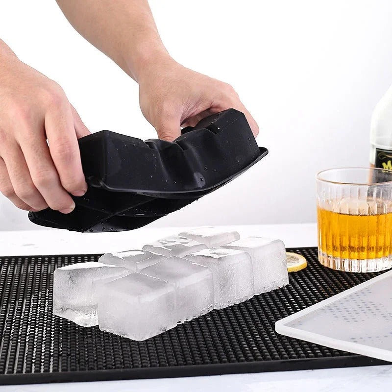 Silicone Ice Cube Tray with Sphere Molds