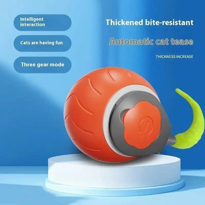 Rechargeable Smart Rolling Ball Cat Toy