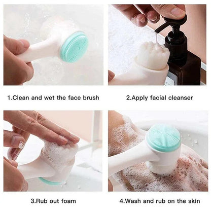 Soft Silicone Face Cleansing & Exfoliating Brush