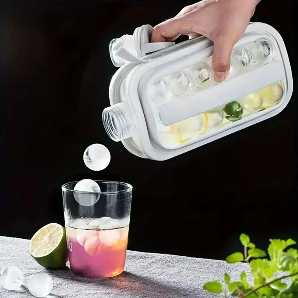 Portable 2-in-1 Ice Maker Water Bottle
