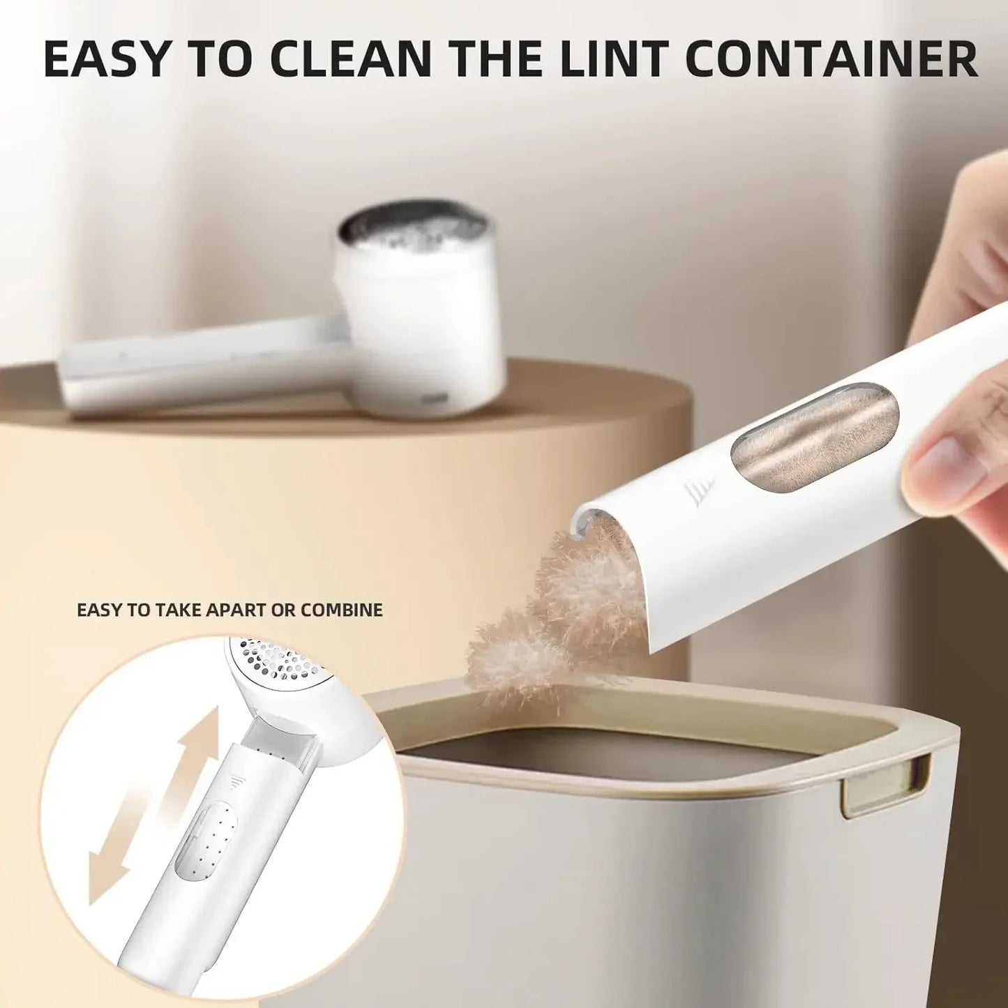 Rechargeable Fabric Shaver & Lint Remover