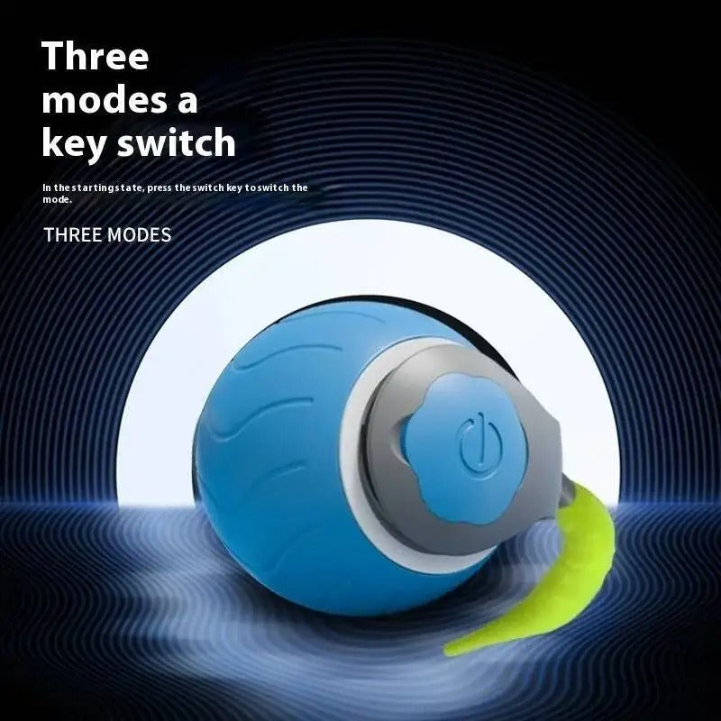 Rechargeable Smart Rolling Ball Cat Toy