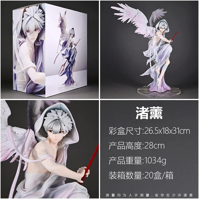 28cm Kaworu Angel Wings Anime Figure