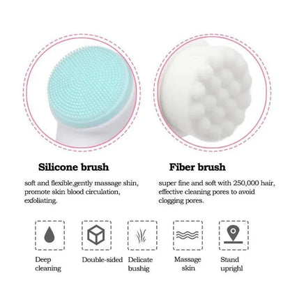 Soft Silicone Face Cleansing & Exfoliating Brush