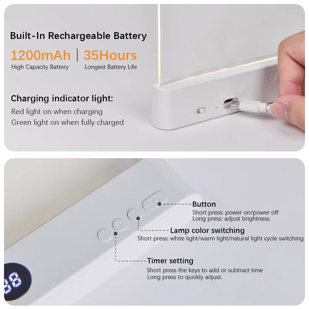Portable LED Book Reading Light