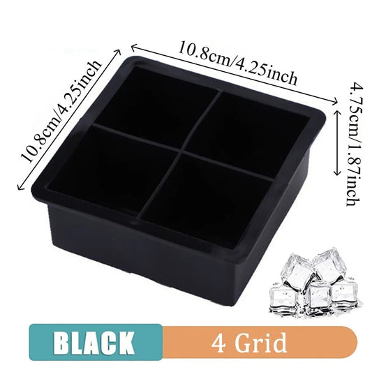 Silicone Ice Cube Tray with Sphere Molds