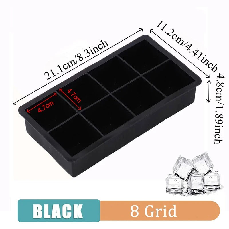 Silicone Ice Cube Tray with Sphere Molds