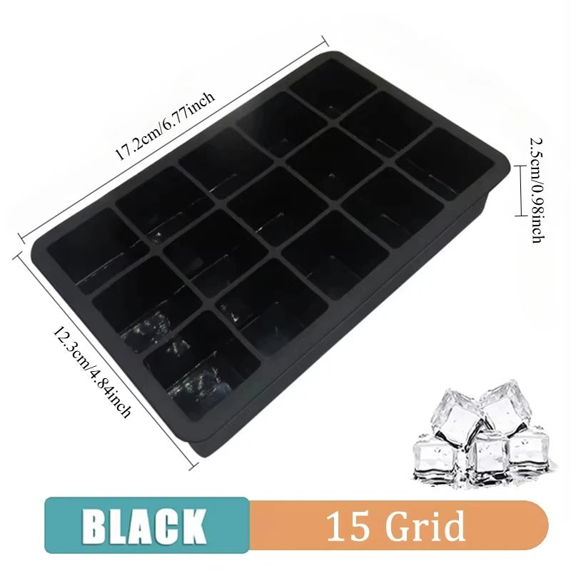 Silicone Ice Cube Tray with Sphere Molds